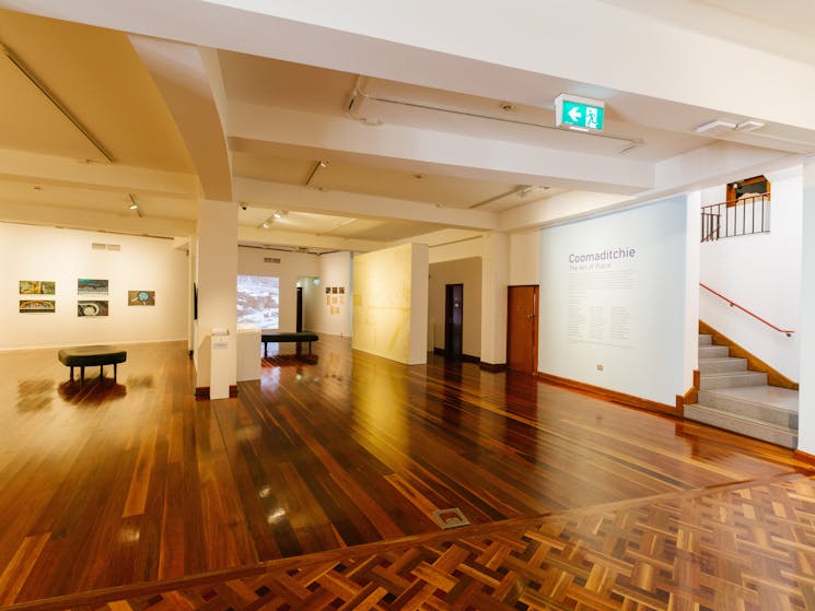 Internal view of the Wollongong Art Gallery