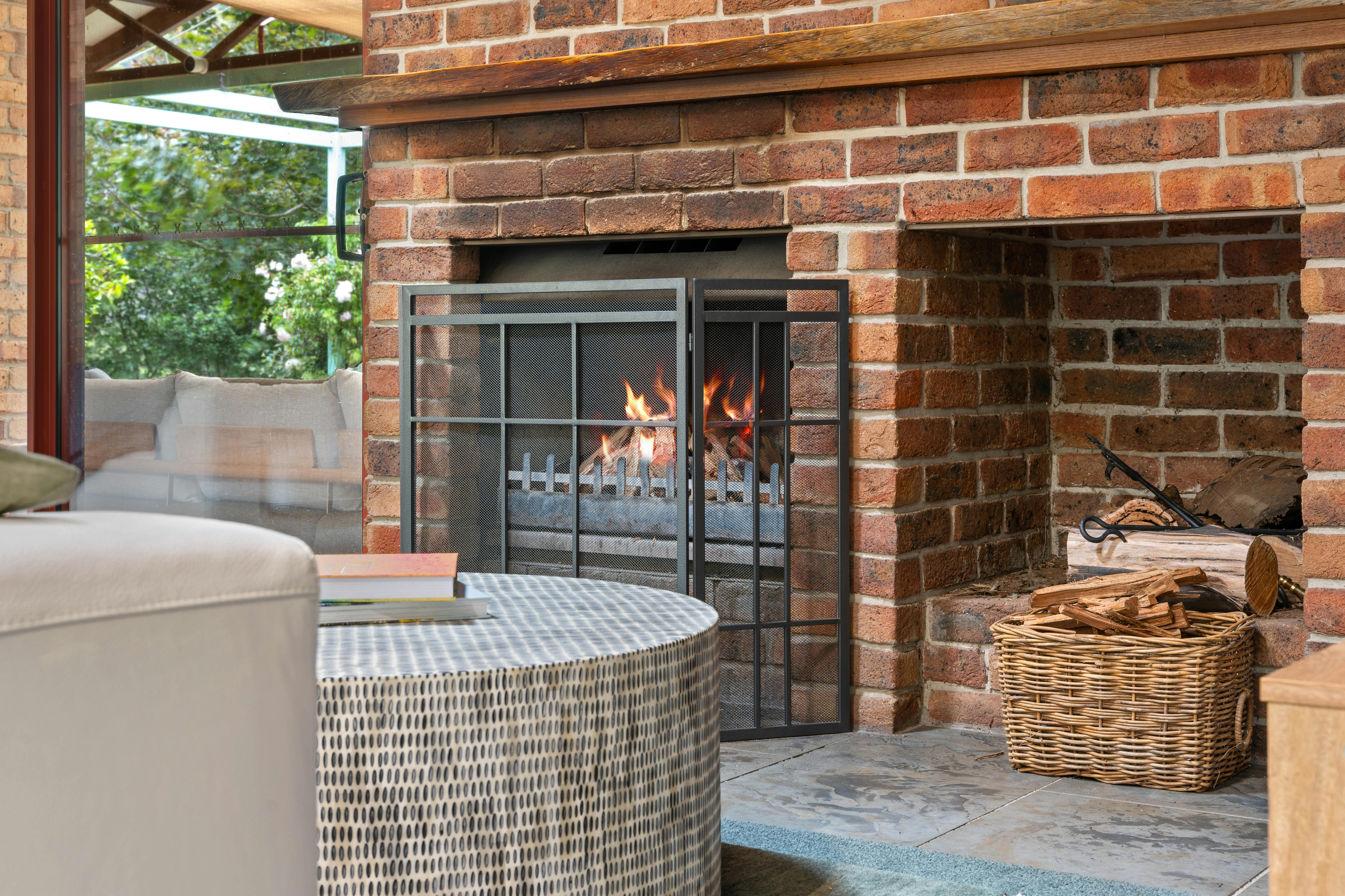 Big Yard Farm features comfortable lounging with two open fires