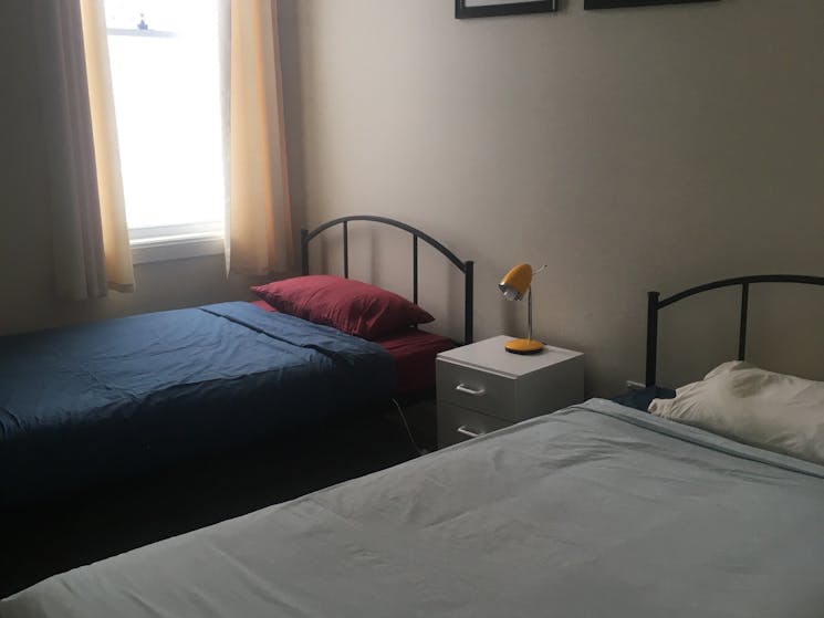 Bedroom showing 2 king Single Beds
