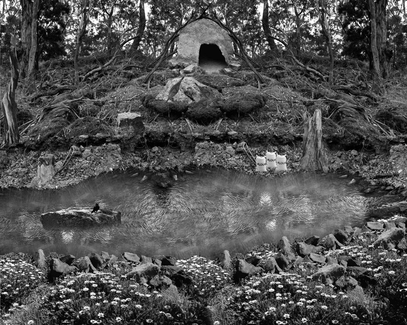 Untitled (So he mixed arsenic with half the flour and a raging thirst was created), 2018