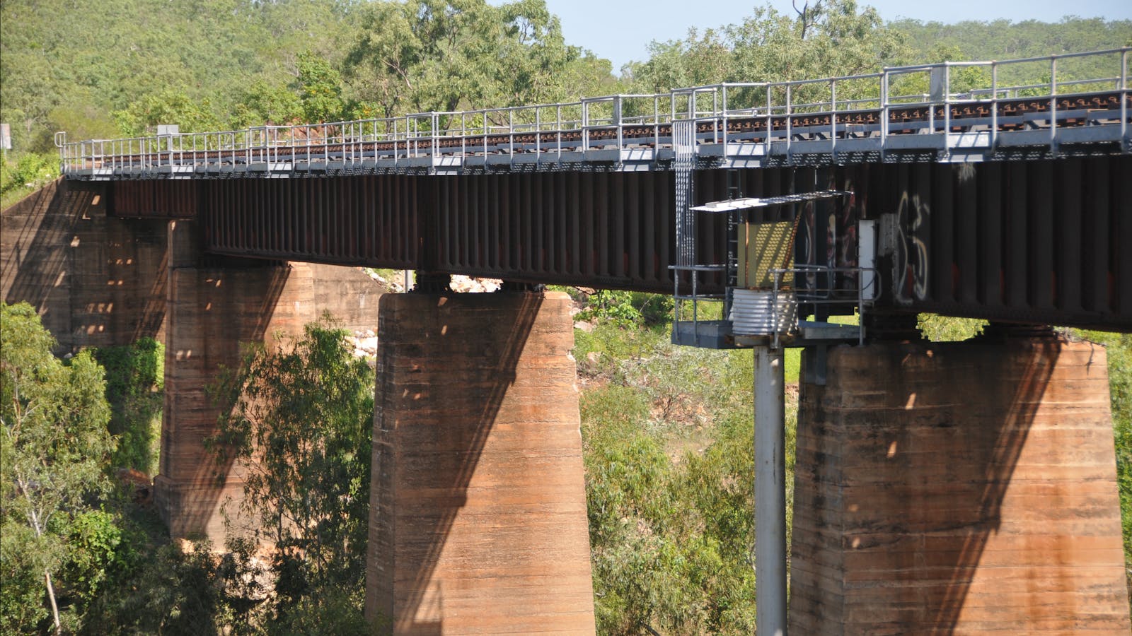 Fergusson River Railway Bridge and Boiler