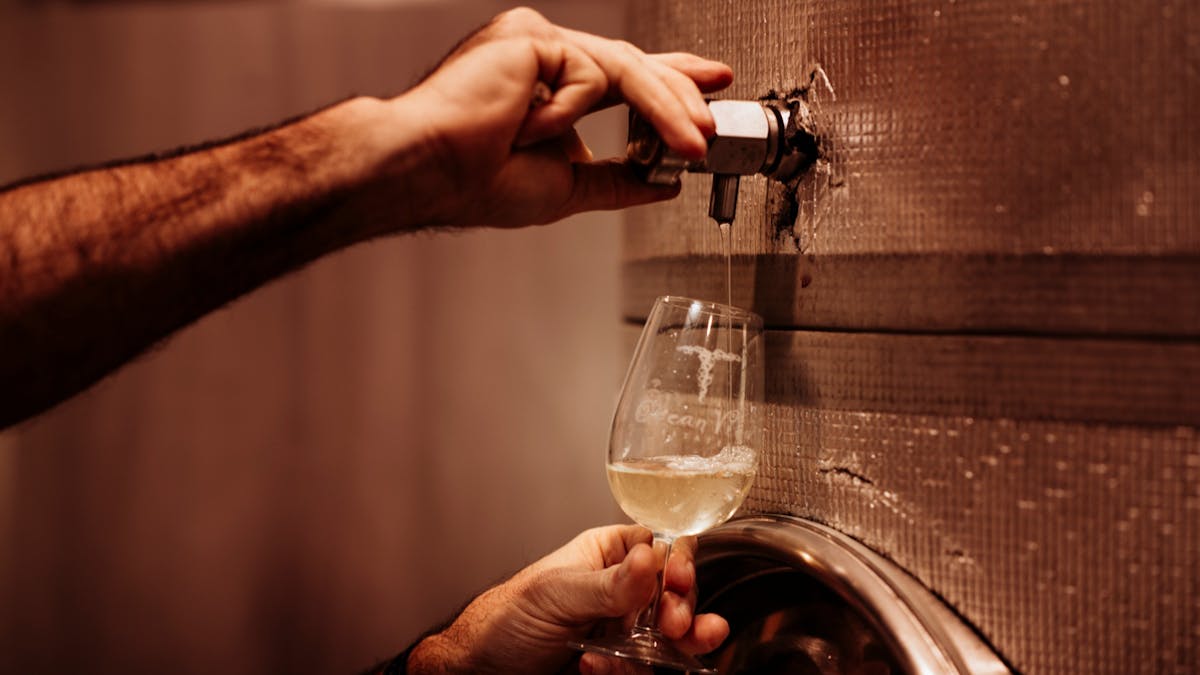 We'd love you to "help yourself" when we have wine in the vats"