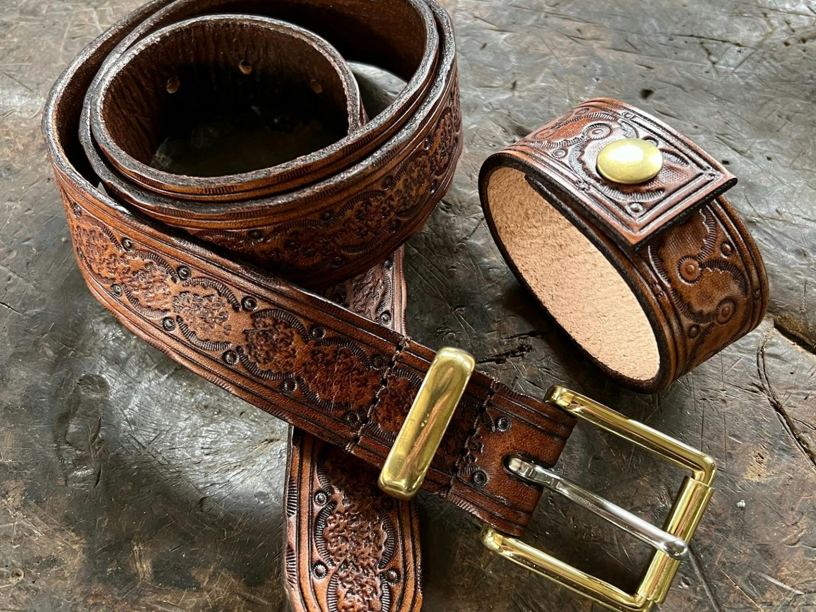 Leather Cuff and Belt Workshop