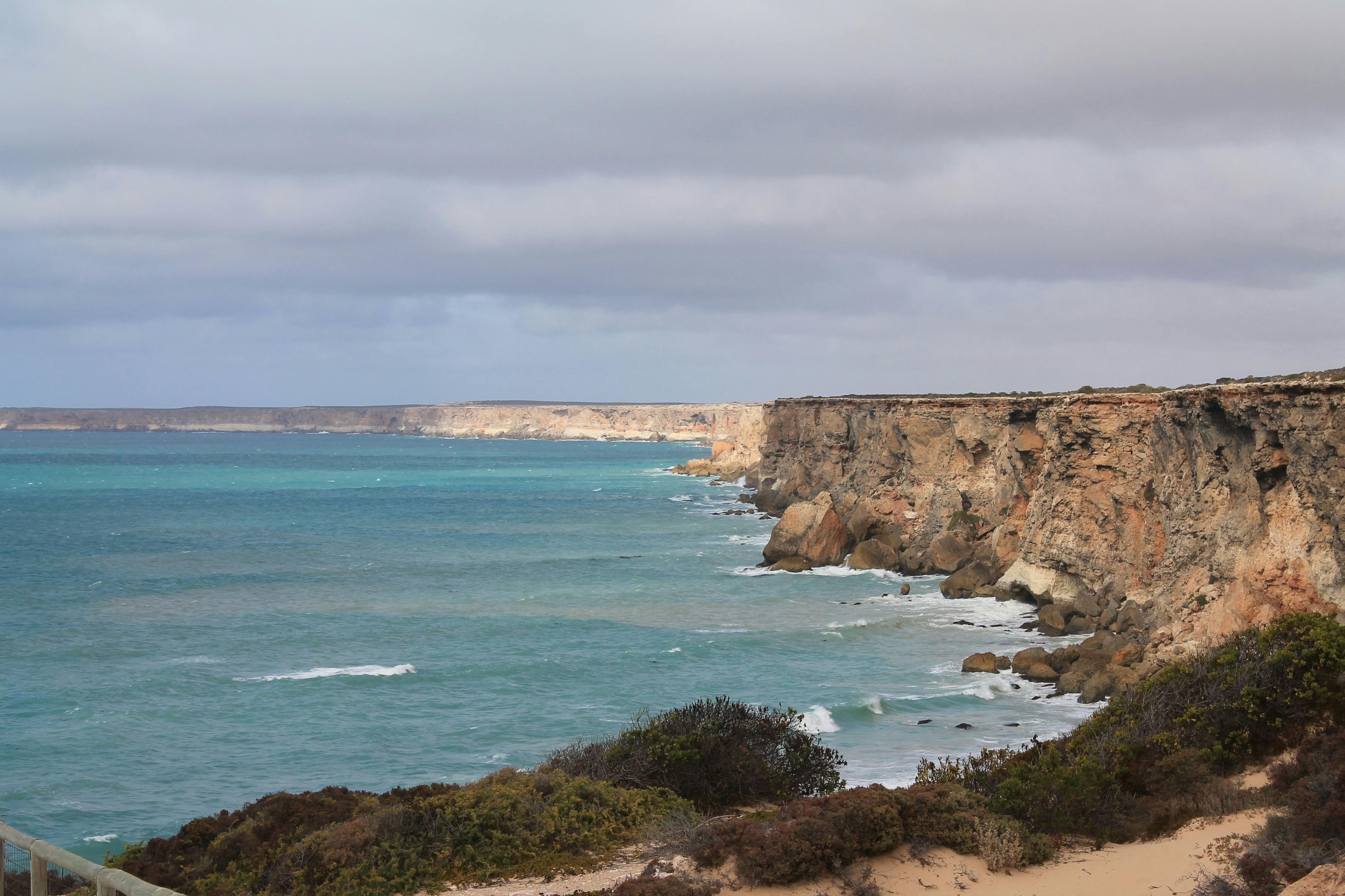 Cliffs of the Nullarbor as far as the eye can see
