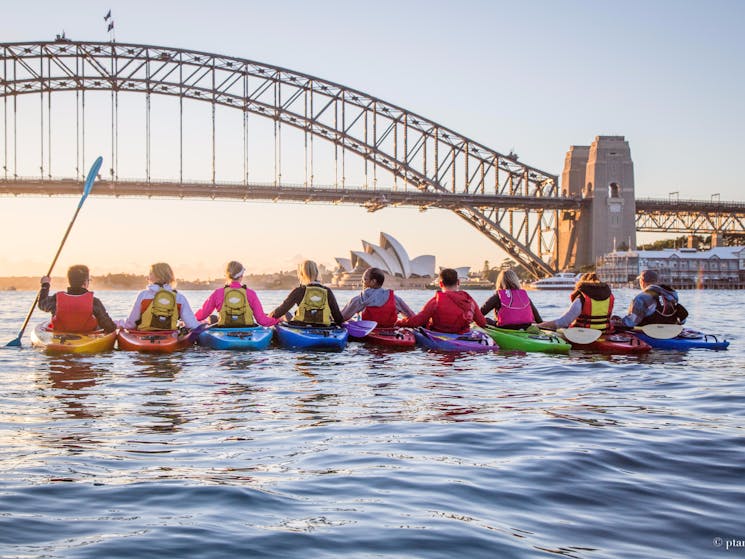 Sunrise-kayak-Sydney