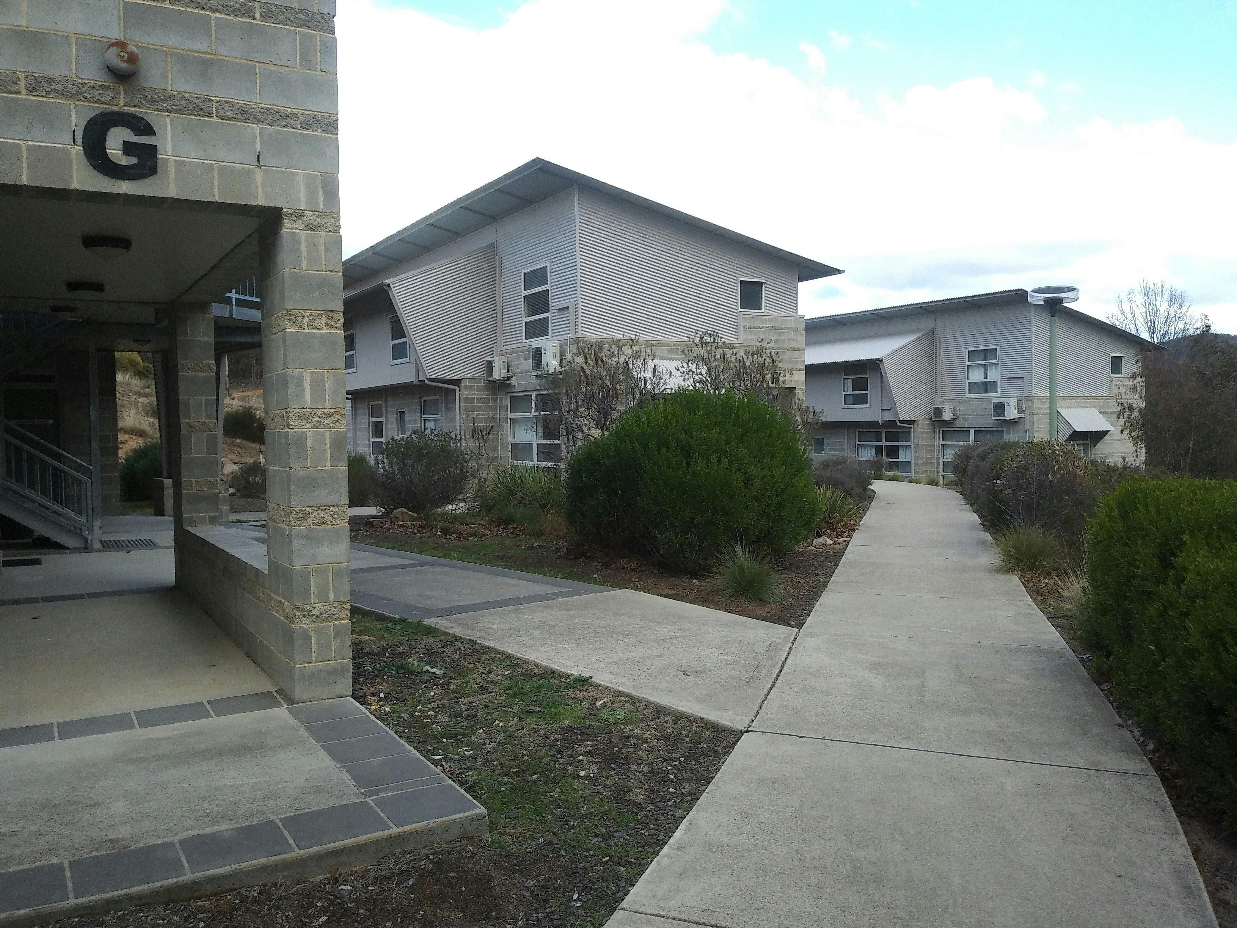 three blocks of group accommodation