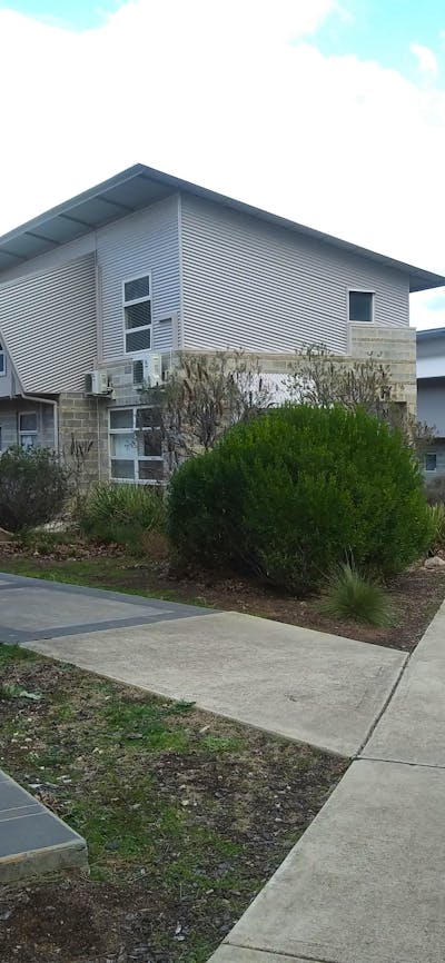 three blocks of group accommodation