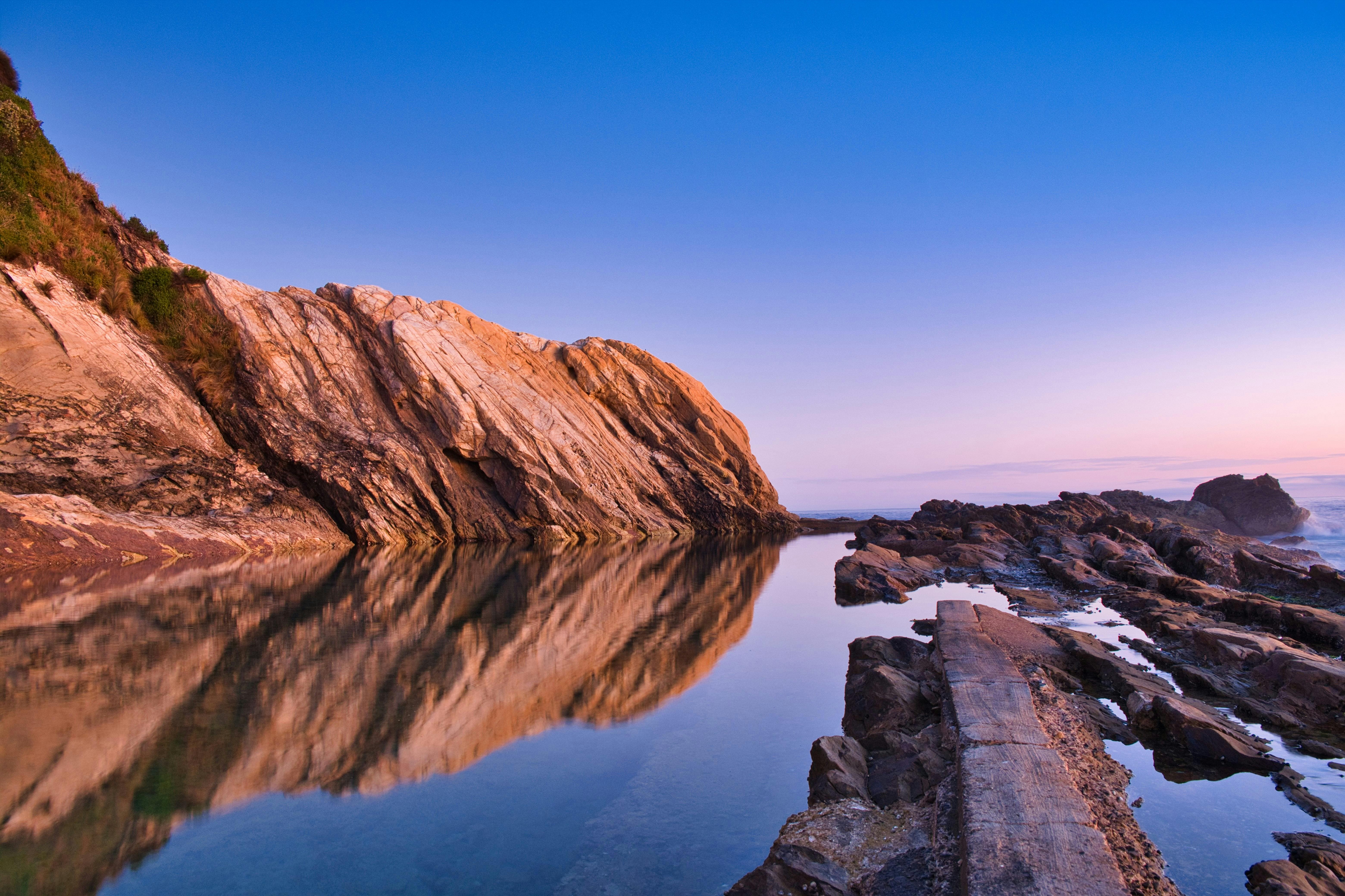 Blue Pool at Sunrise