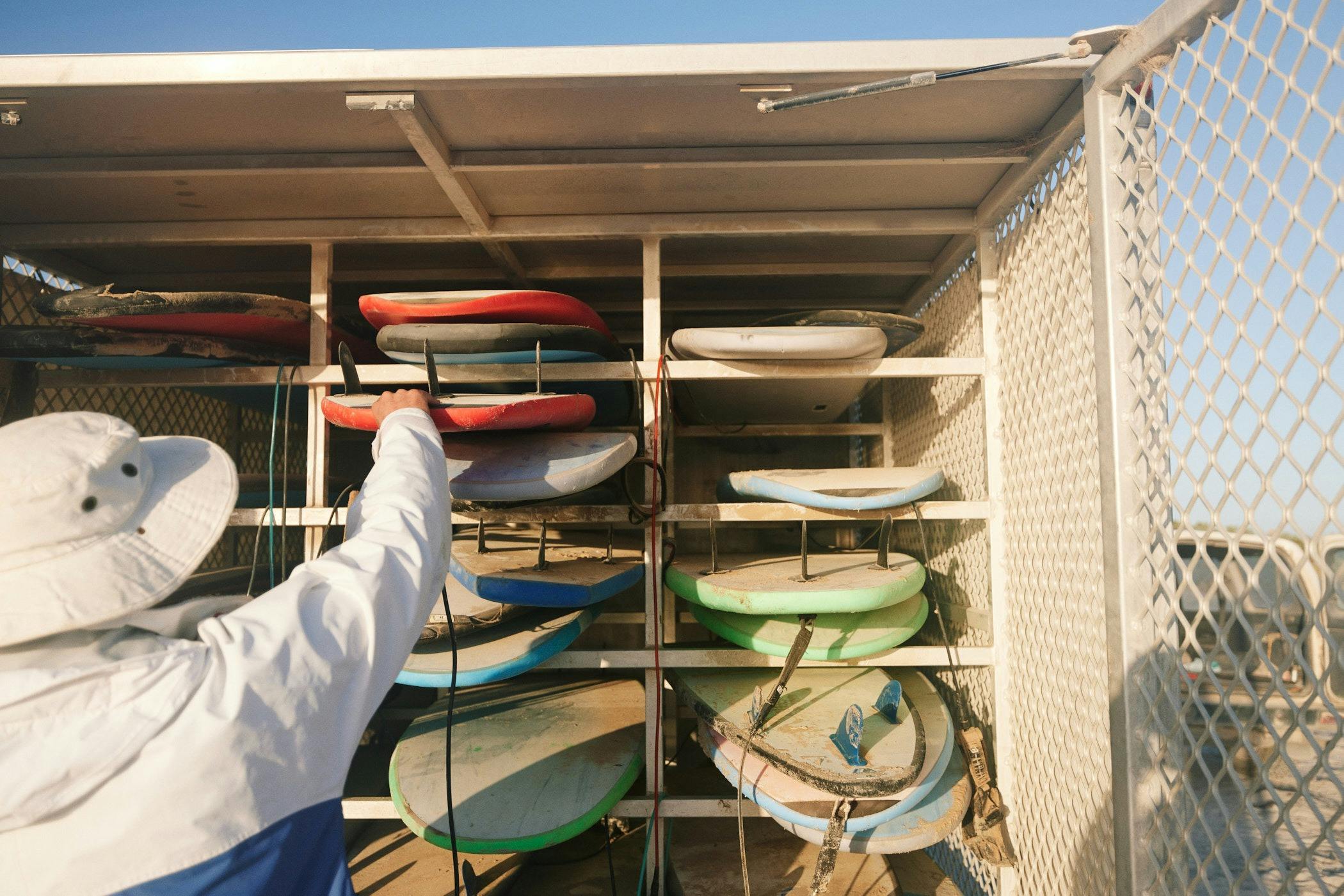 Neptune's surfboard hire