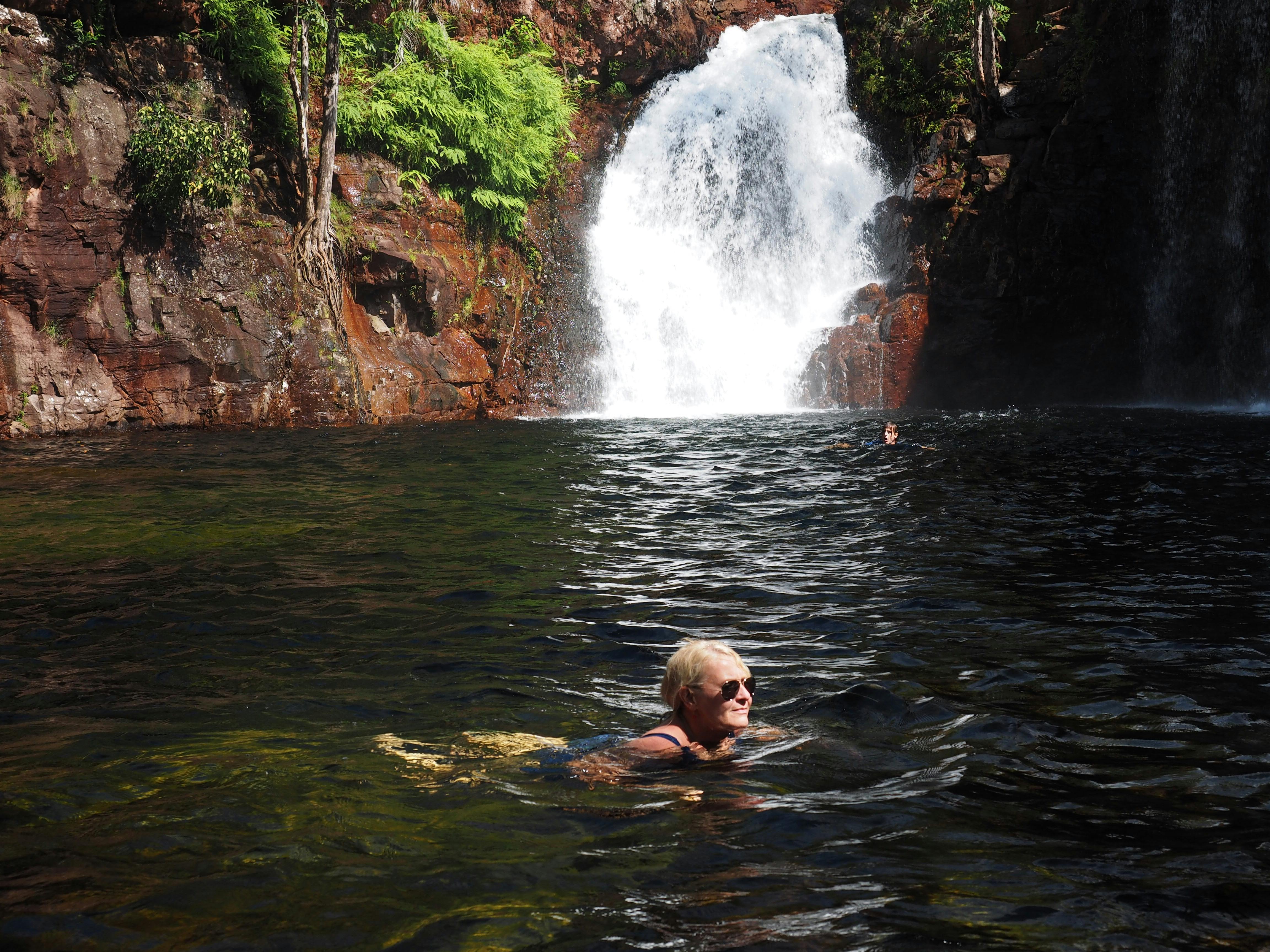 Swimming at Litchfield National park