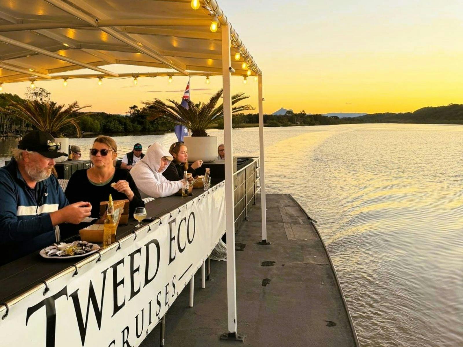 Sunset on the Tweed River