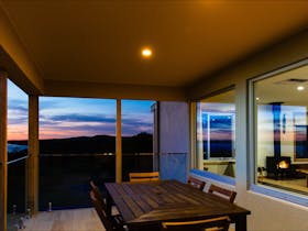 Amazing views from the outside dining area upstairs