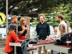 Relax with friends - enjoy cocktails and share platters by the sea!