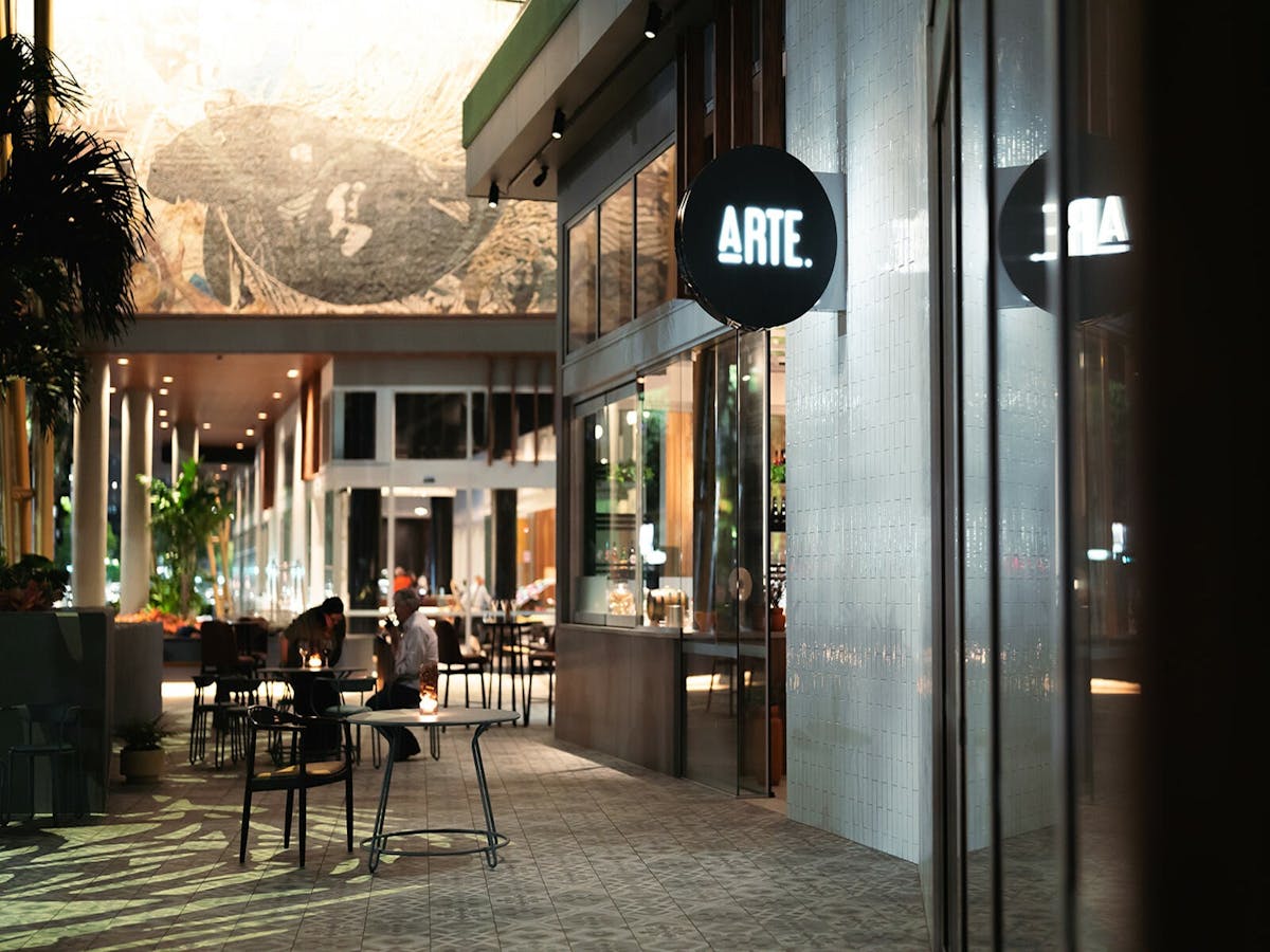 Arte Wine Bar outside venue
