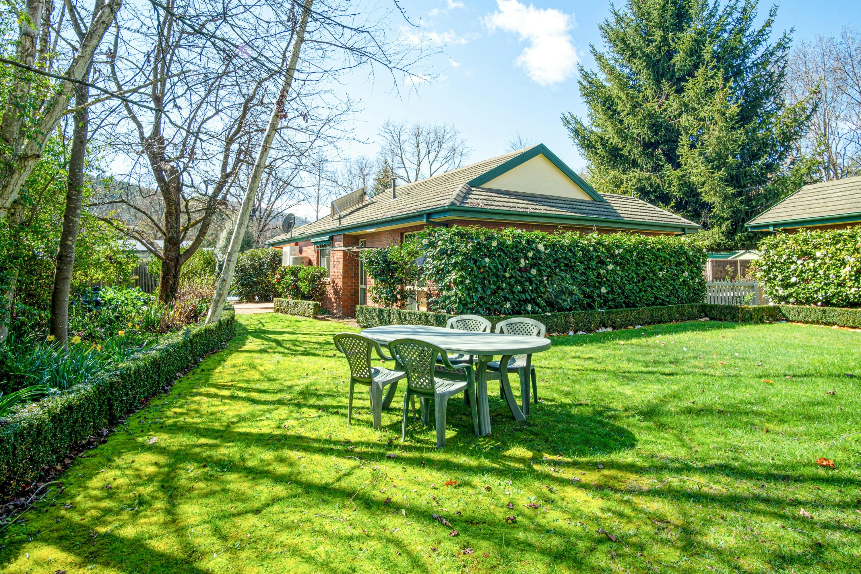 Backyard at Silver Birches Unit 4