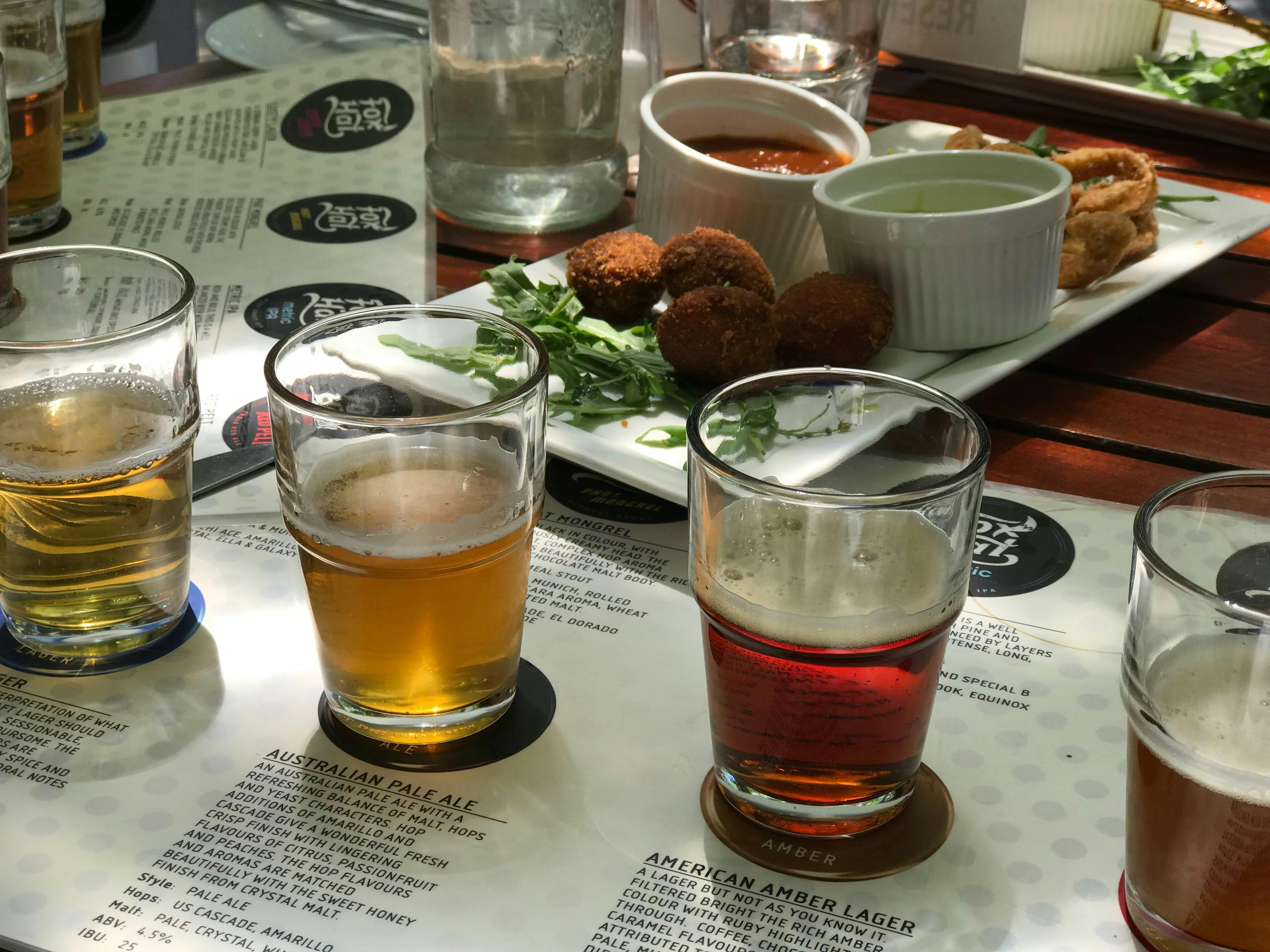 Visiting a brewery on our cycling tour in McLaren Vale