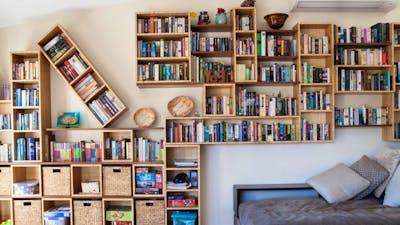 Select Custom Joinery bookshelf