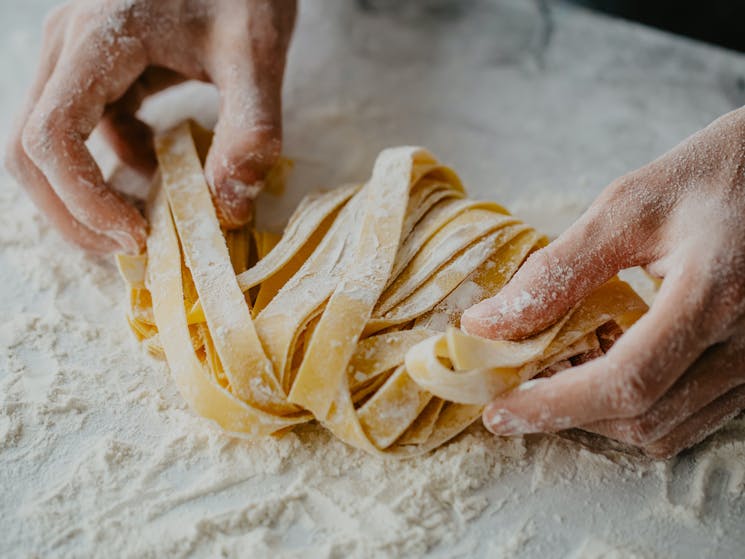 Egg yolk pasta