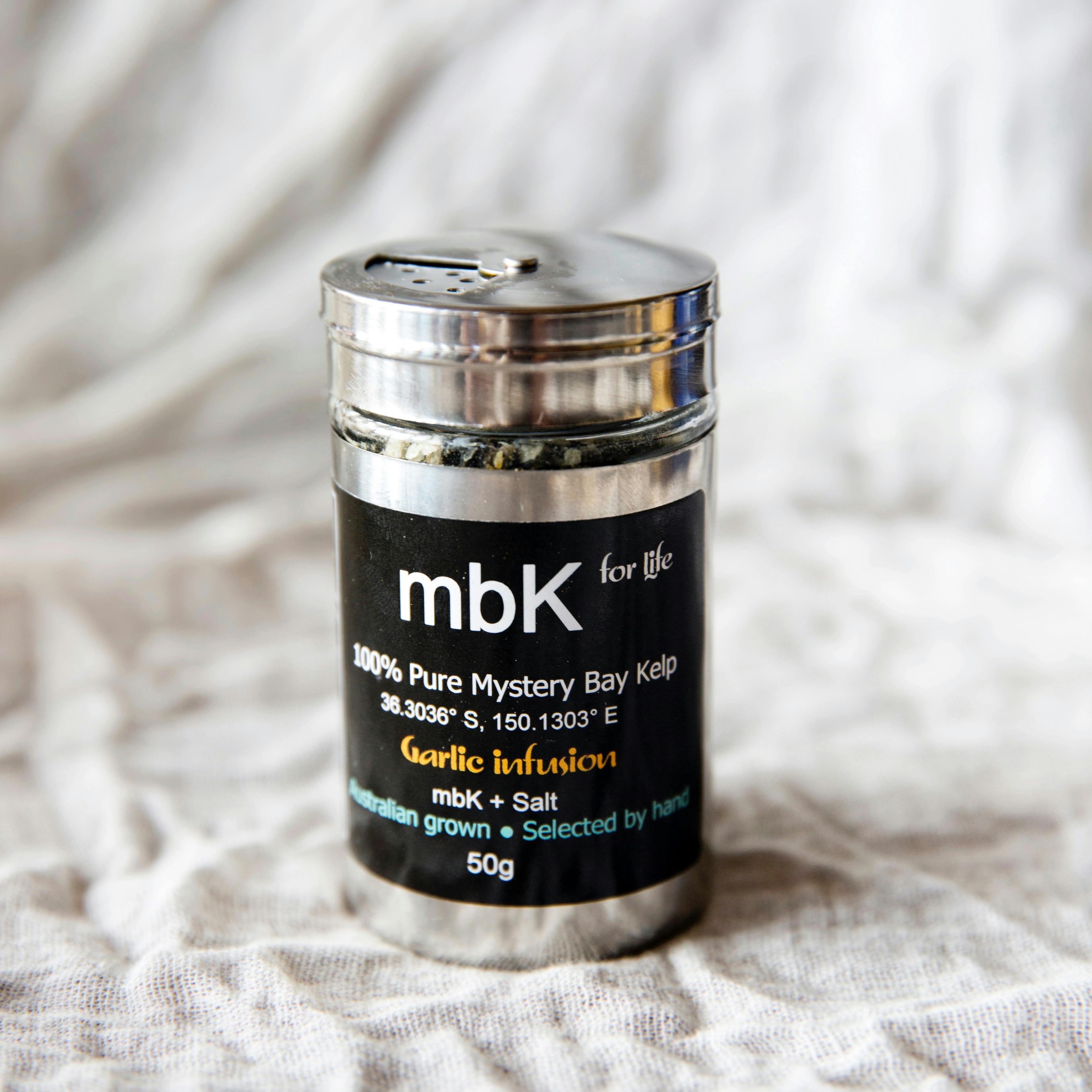 Kelp seasoning infused with Garlic