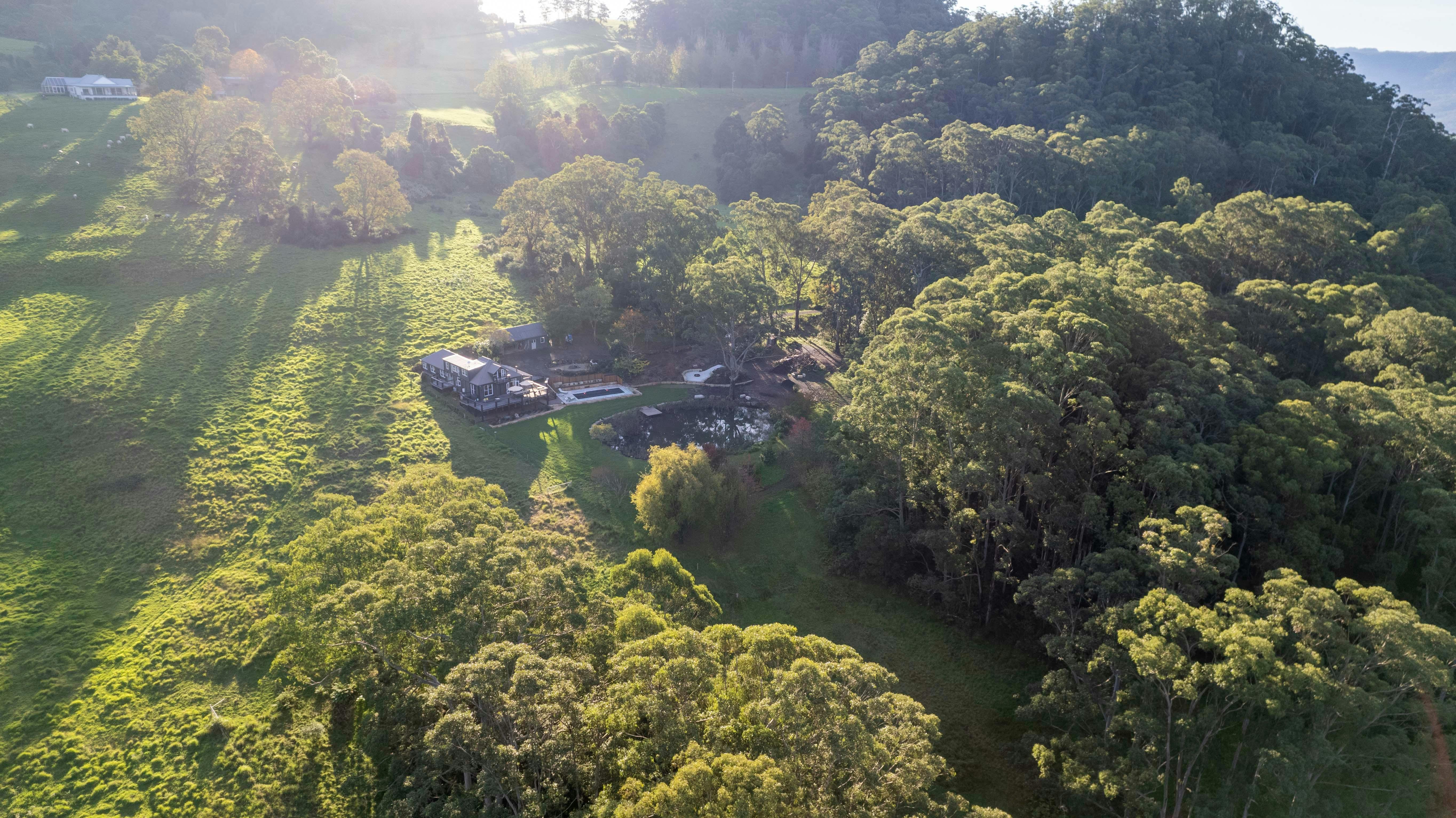 Aerial image of a private estate