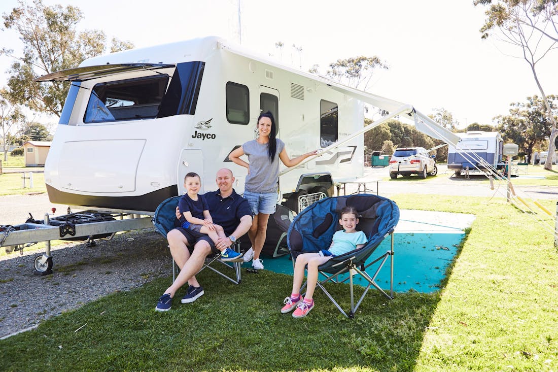 NRMA Victor Harbor Beachfront Holiday Park, Powered Caravan Site