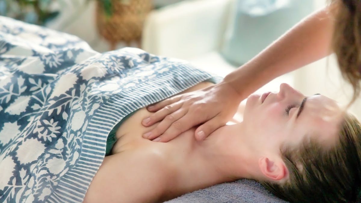 Therapeutic massage treatment at The Range Holistic Spa and Wellness Montville Sunshine Coast