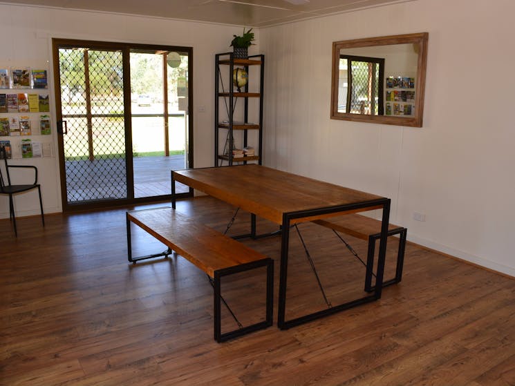 Dining Room in Camp Kitchen