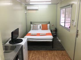 Bed and Kitchen