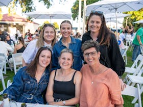 group of friends enjoying themselves at koonara wines summer fiesta