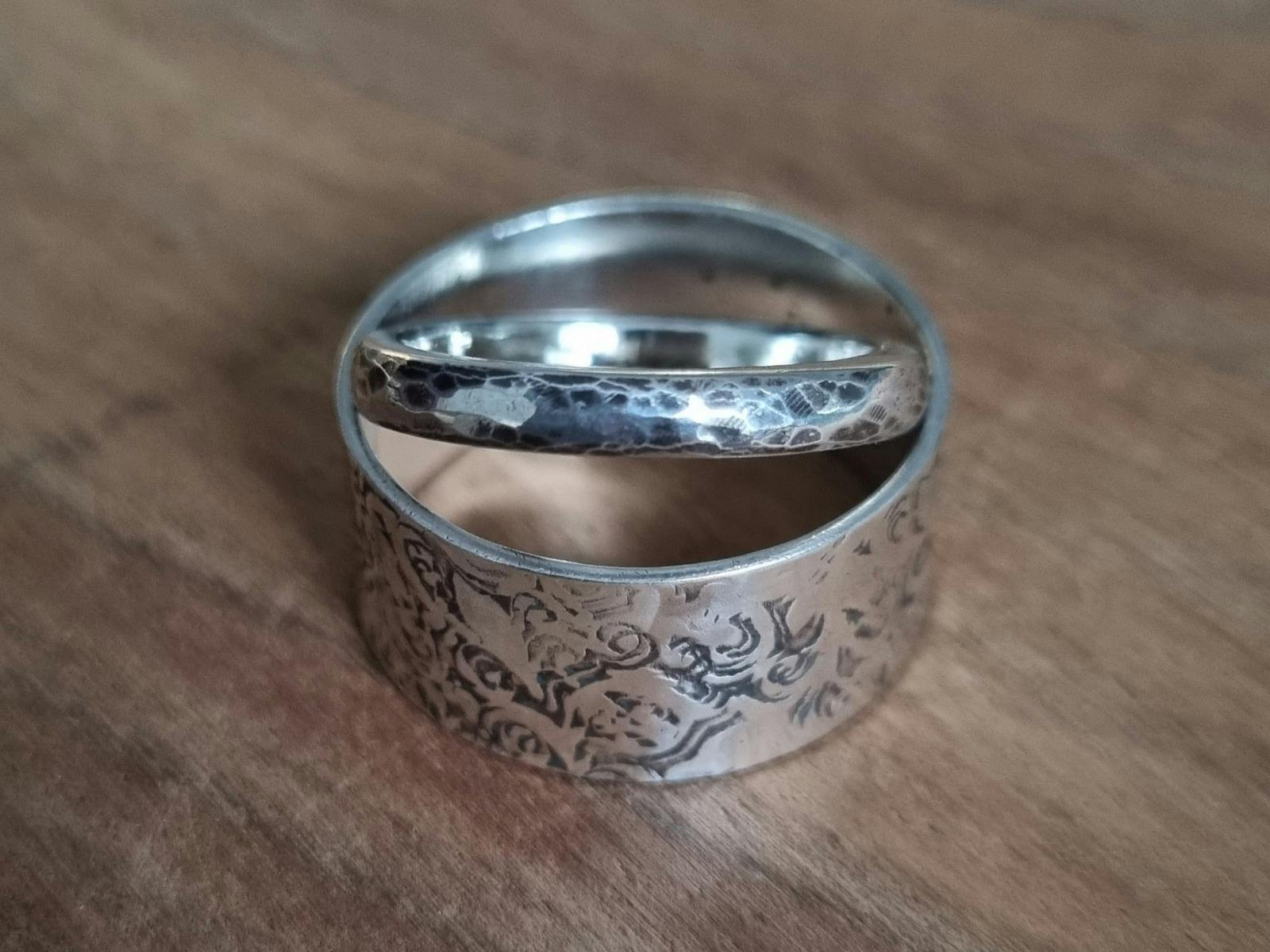 Samples of rings form Tall Trees Studio