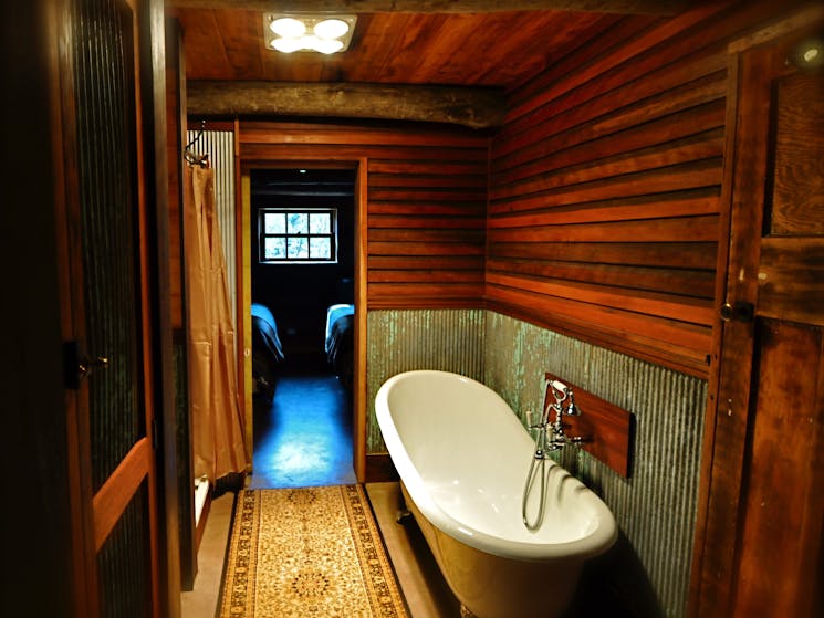 Moonbah River Hut Bathroom
