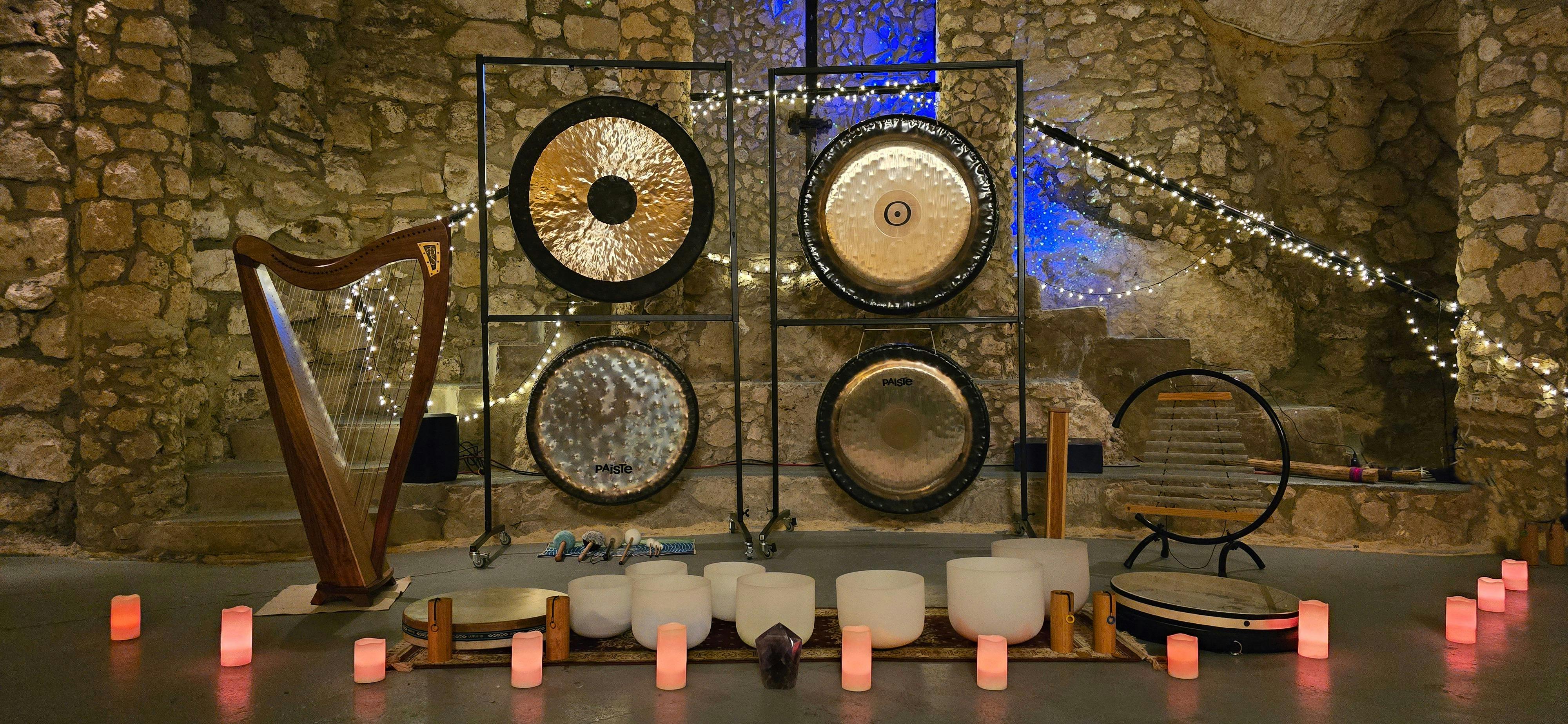 Sound Healing, Harp & Blue Lotus Tea Ceremony