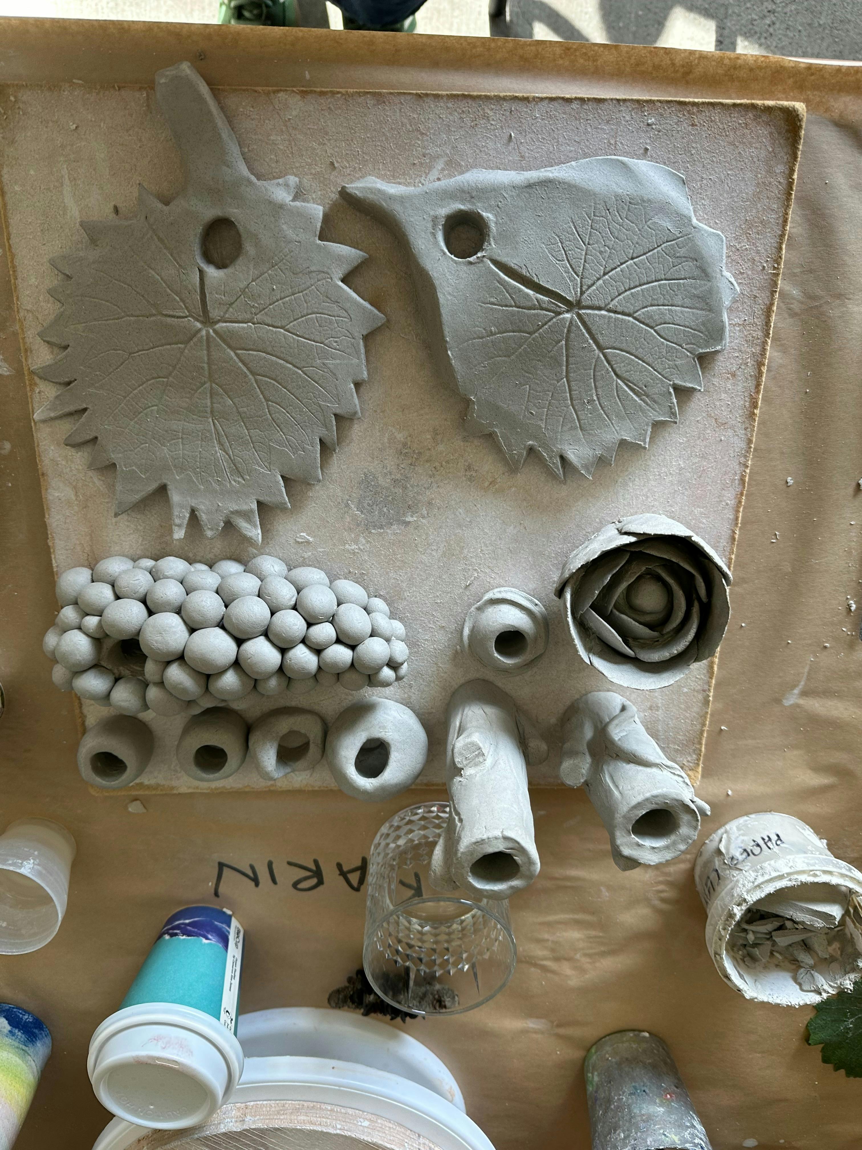 Ceramic Totems workshop at Winmark w. Lisa Hölzl
