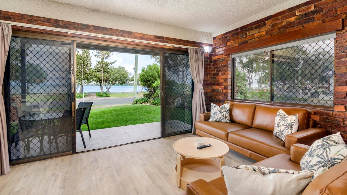 Lounge with water views