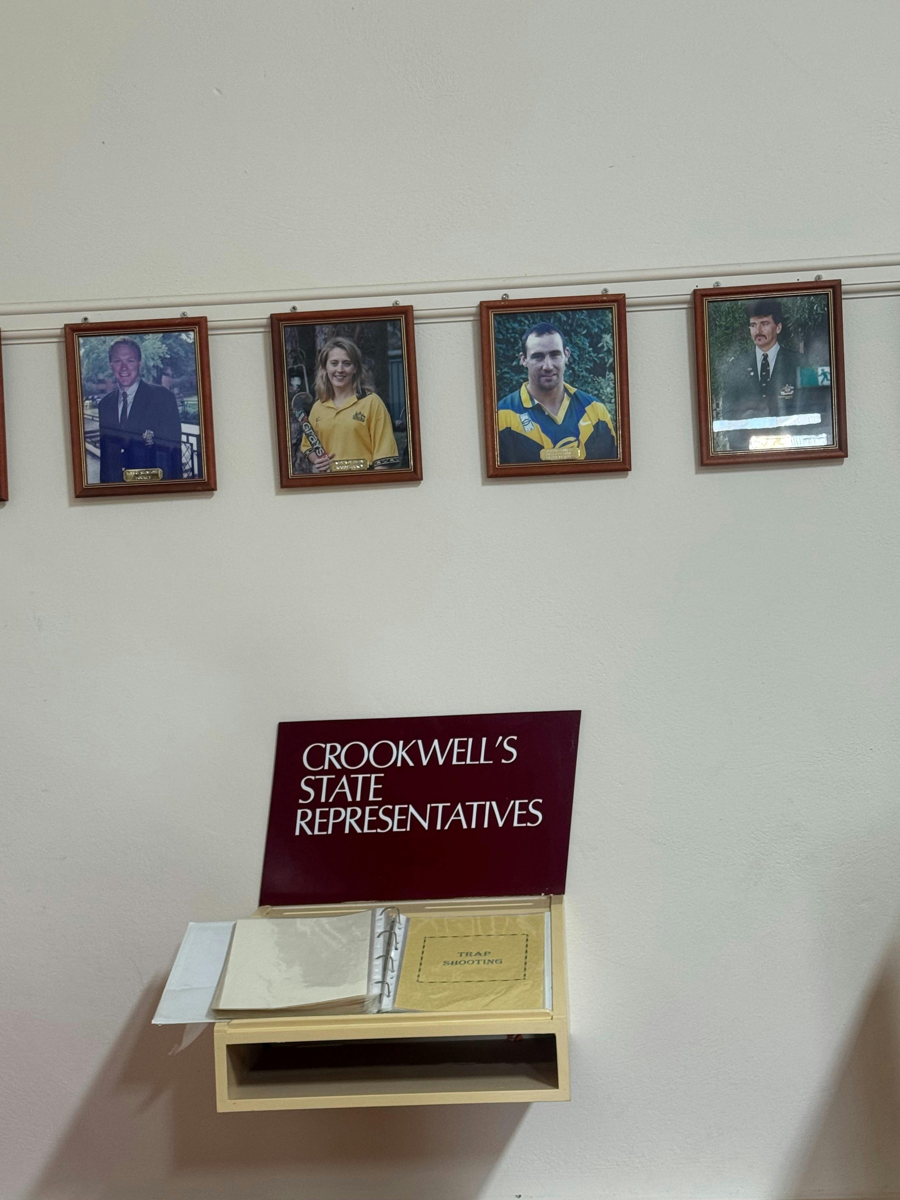 Photos of hall of famers