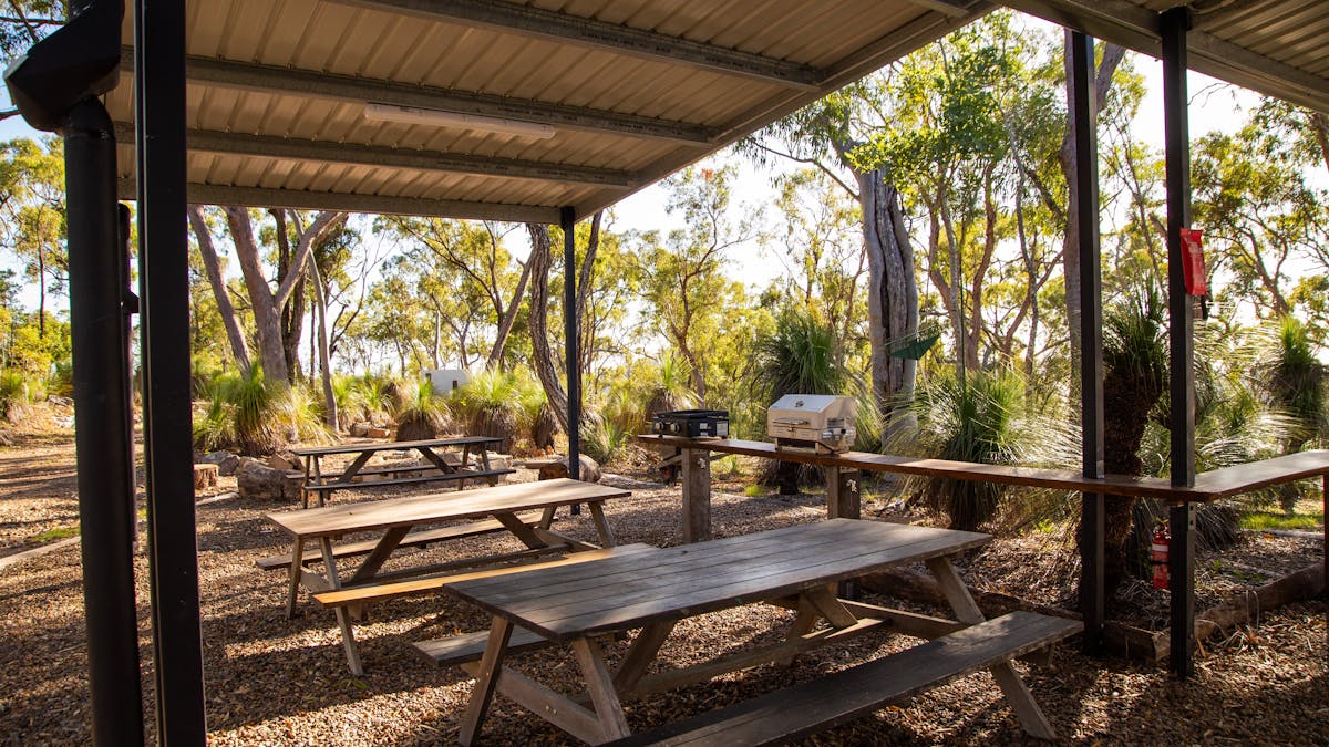 Grass Trees camp kitchen