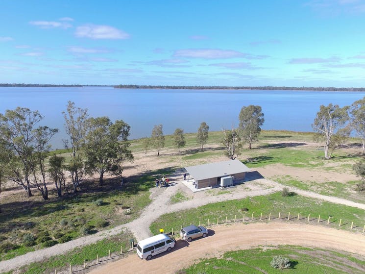 Regatta Beach picnic area, Yanga National Park. Photo: Courtesy of Outback Geo Adventures