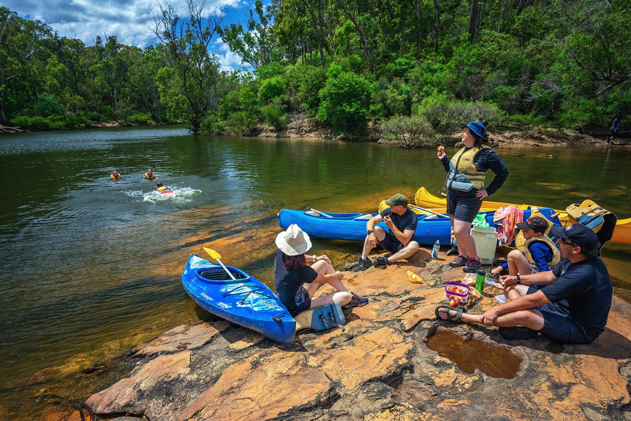 Picnic by the river