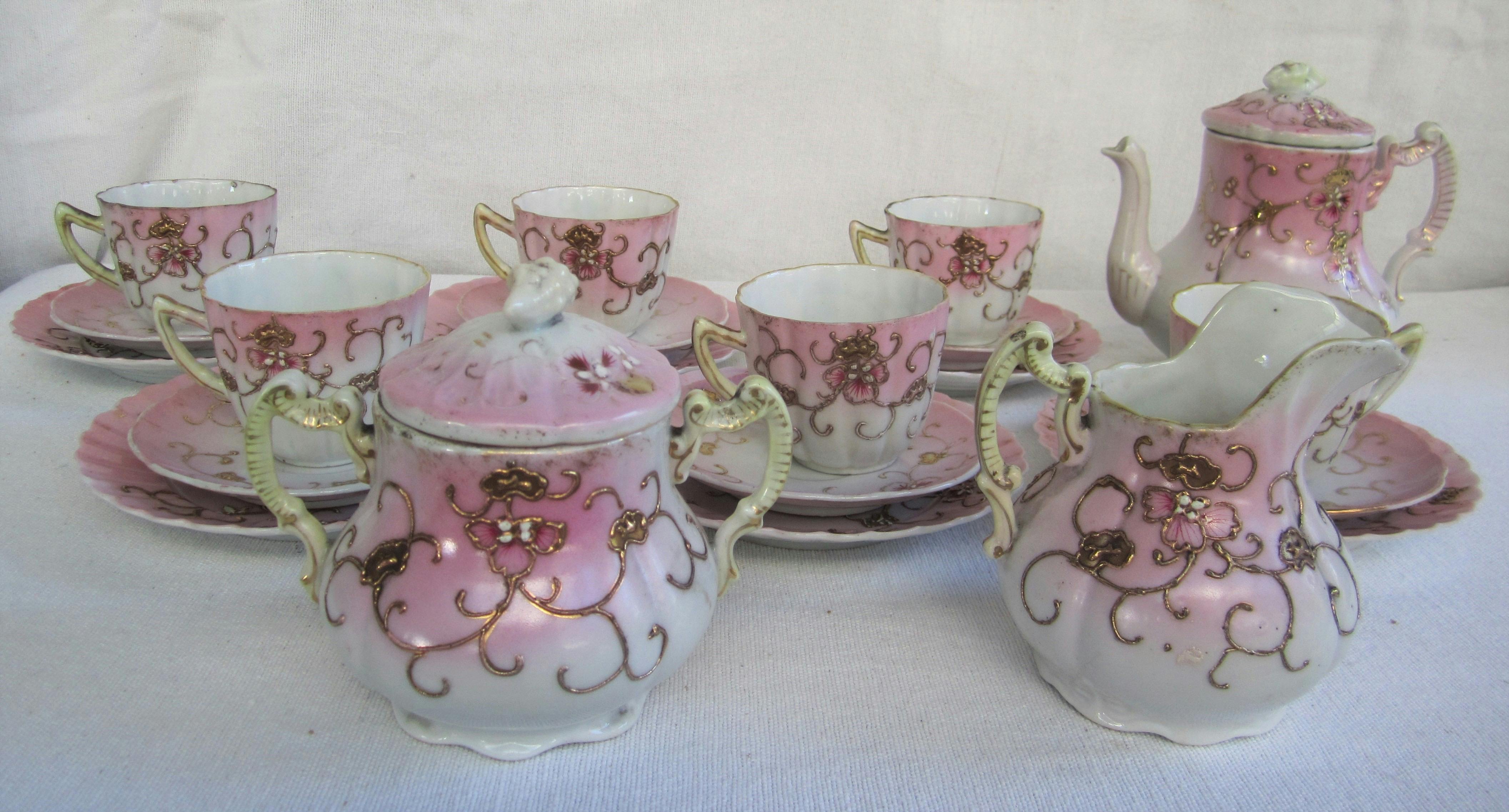 Tea set used for special occasions