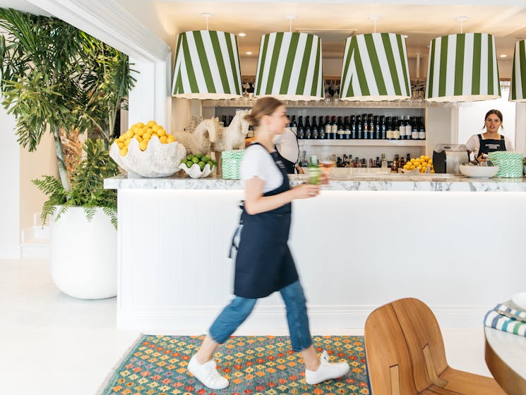 The bar at Barrenjoey House