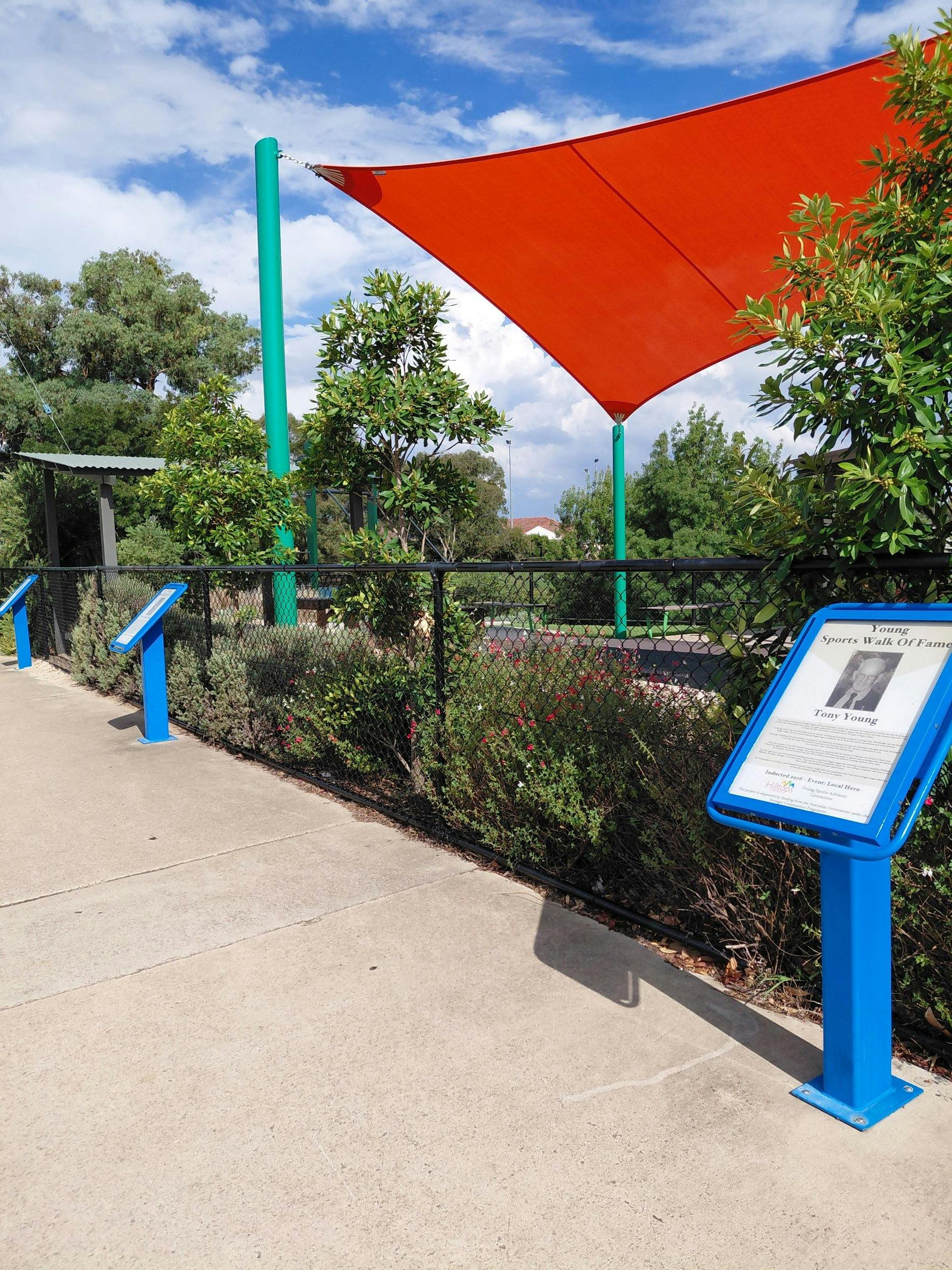 Sports Walk of Fame  at Young