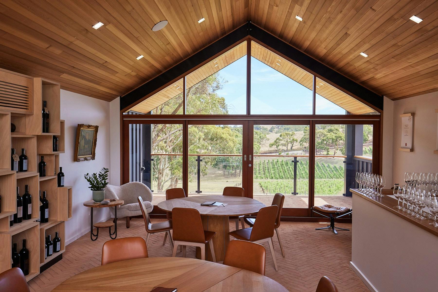 Karrawatta premium venue. Grand Vin Room seats 12 guests for a premium wine and food experience