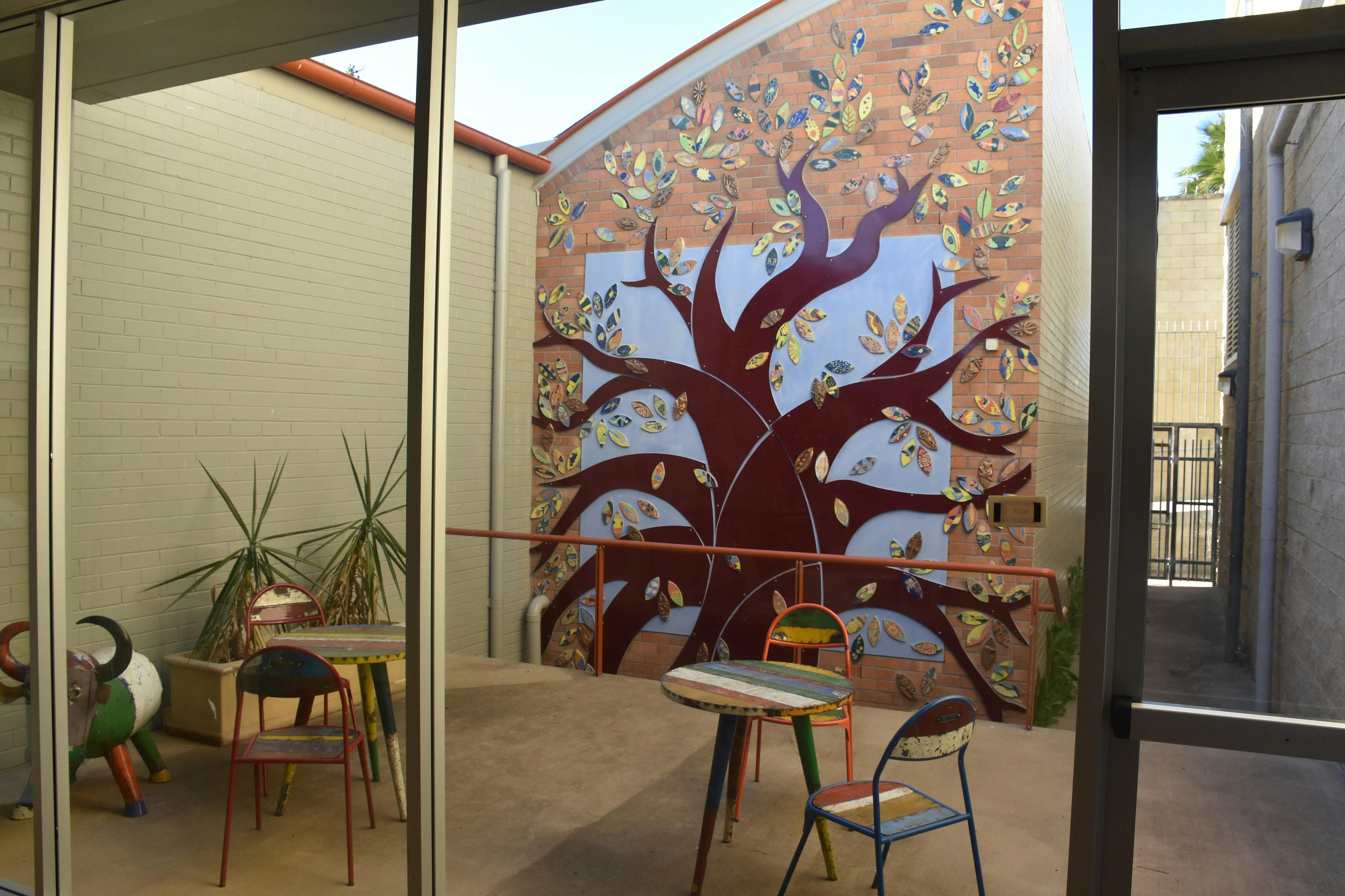 River Gum with picnic table