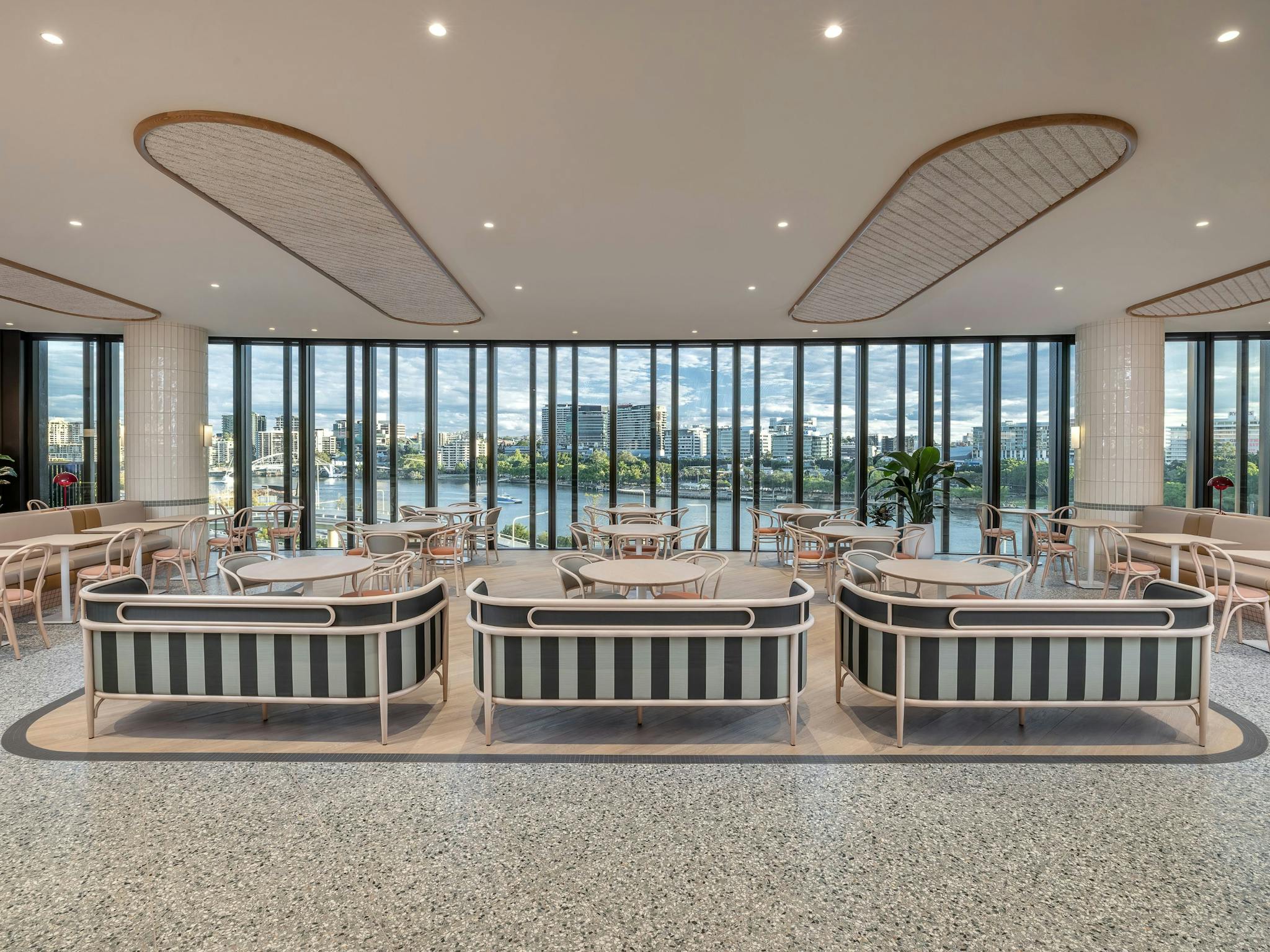 restaurant seating overlooking the river restaurant seating overlooking the river