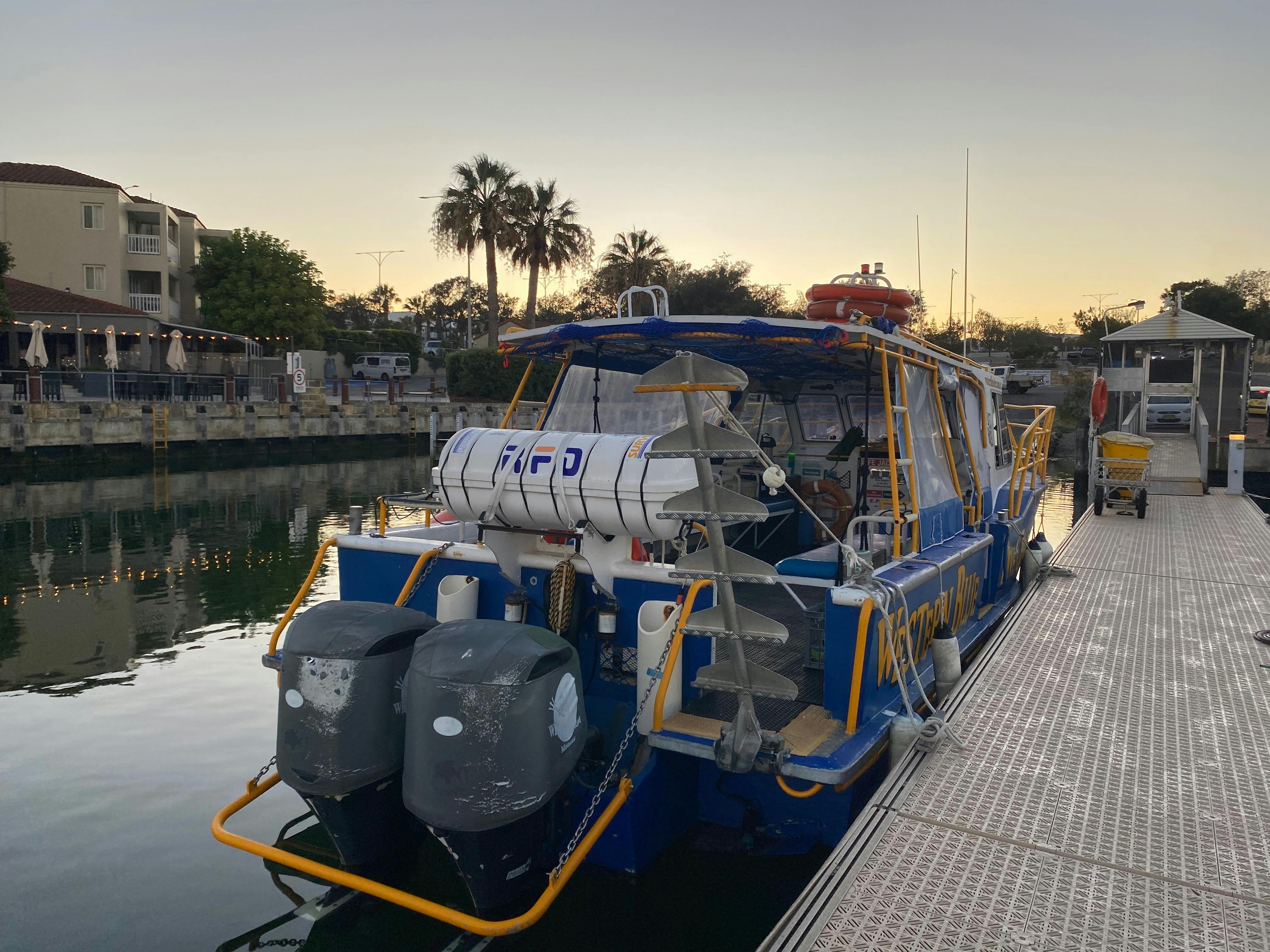 good morning stern of boat