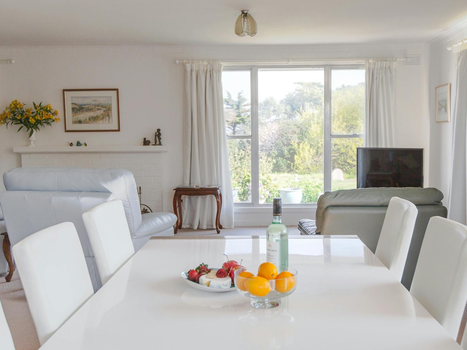 Kitchen is part of open plan living space