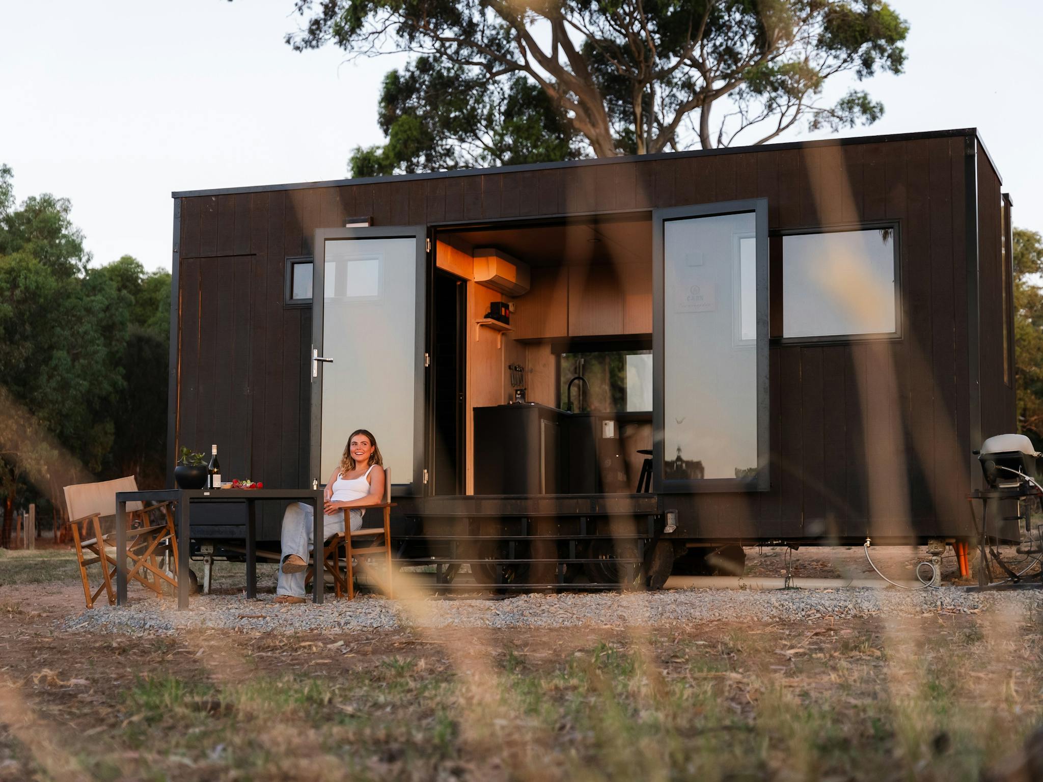 Sunset drinks at CABN Georgia McLaren Vale