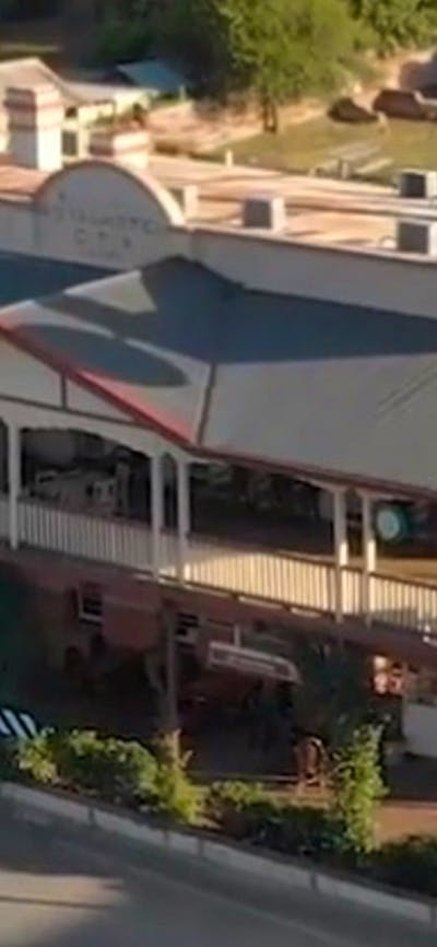 The Royal Hotel Adelong from above