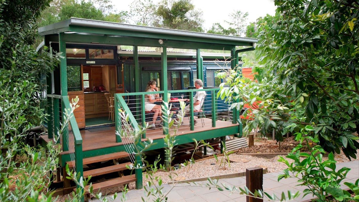 Victorian Train Carriage - Glasshouse Mountains Ecolodge