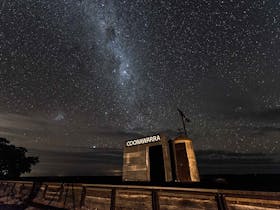 Night sky at coonawarra siding